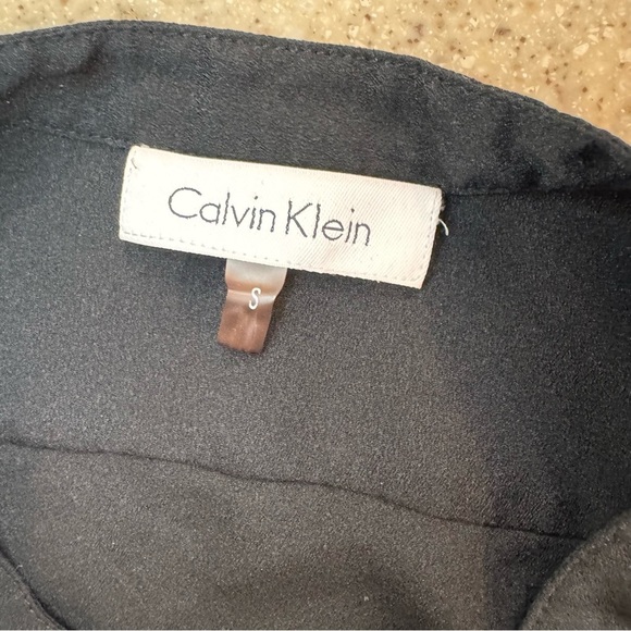 Calvin Klein Black Button Down shirt, size small - Picture 5 of 8